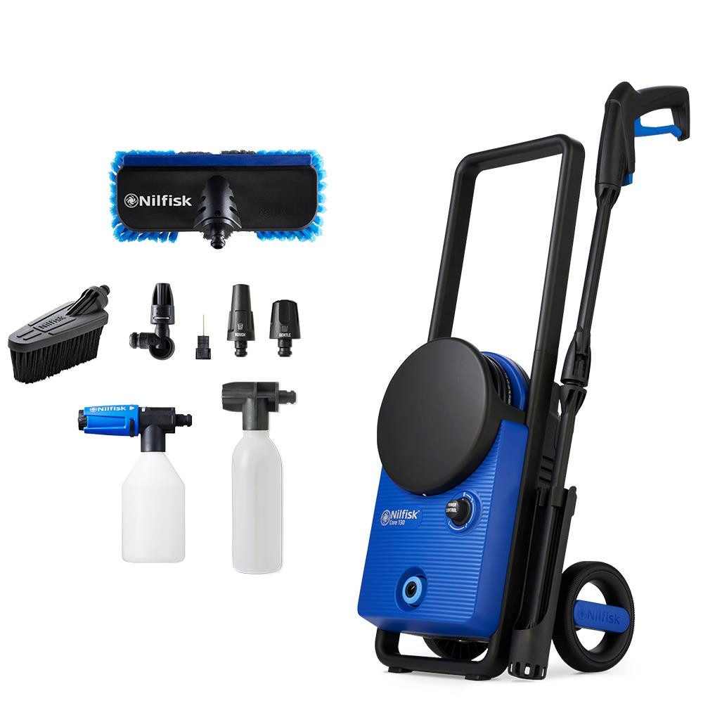 Nilfisk Hochdruckreiniger Core 130-6 PowerControl, Car Wash, 130 bar, mit Fahrzeugreinigungs-Set