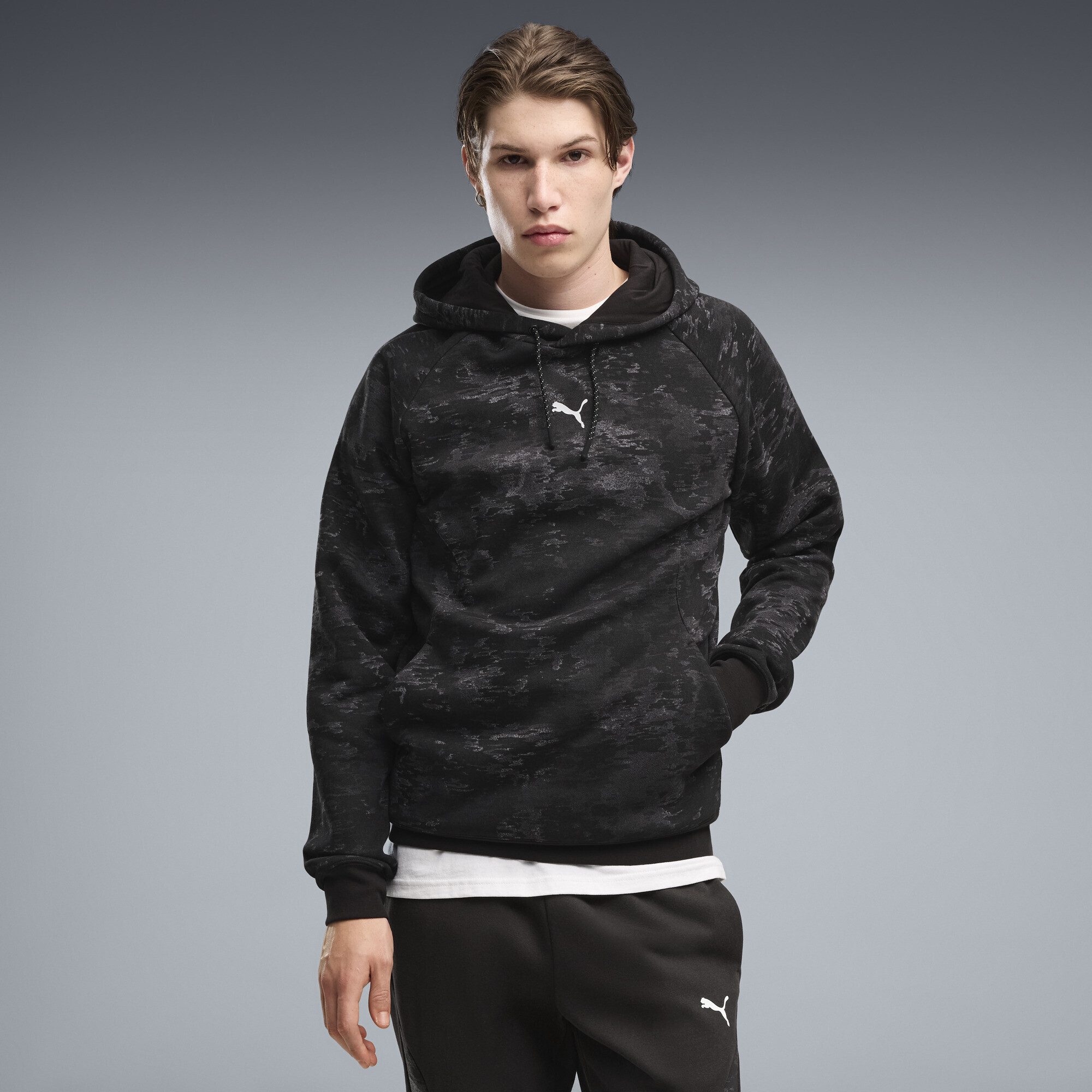 PUMA Hoodie PUMA Sport Camo Fleece Hoodie Herren