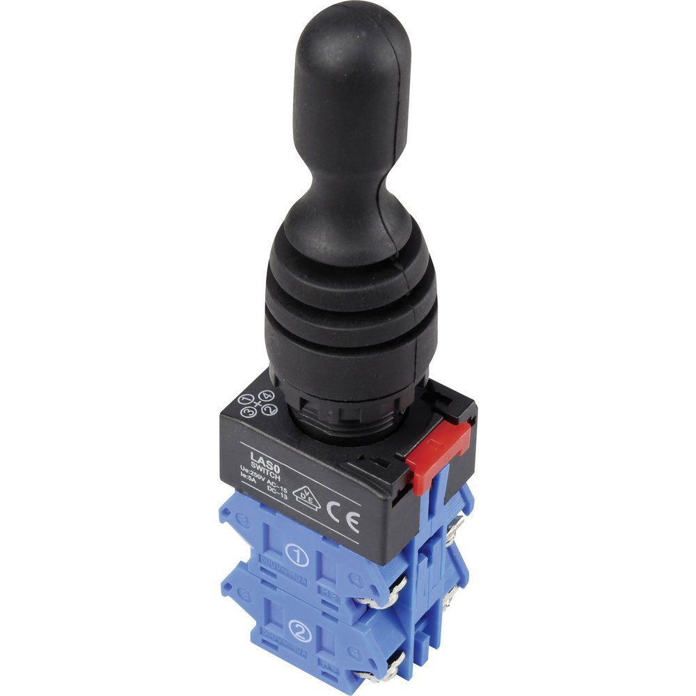 TRU COMPONENTS LAS0-K-40C41 Joystick 250 V/AC Hebel gerade Schrauben I Joystick