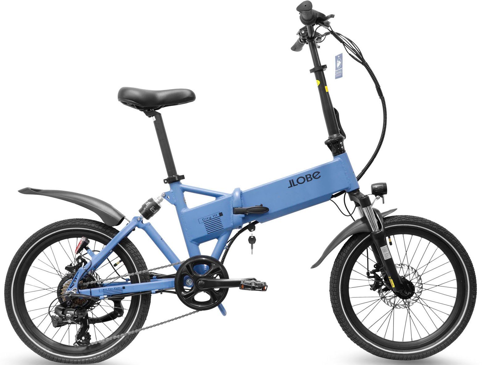 E-Bike Cityrad City III blau 36V / 10,4Ah