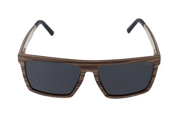 Gamswild Sonnenbrille UV400 GAMSSTYLE Holzbrille polarisierte Gläser getönt Damen Herren Modell WM0010, braun, schwarz