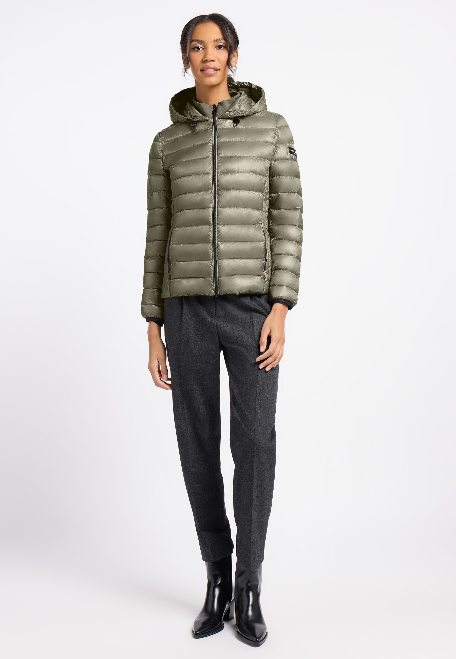 Frieda & Freddies Winterjacke Frieda & Freddies Leichte Steppjacke mit Kapuze