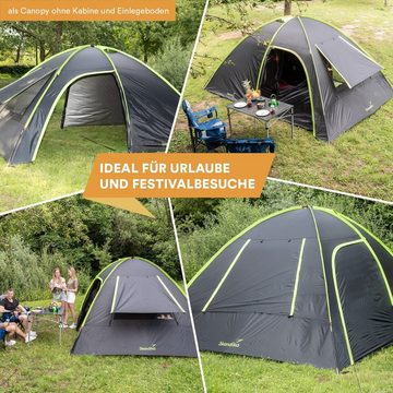 Skandika Kuppelzelt Vaasa Campingzelt, Kompaktes Zelt, wasserdicht, 3000 mm Wassersäule