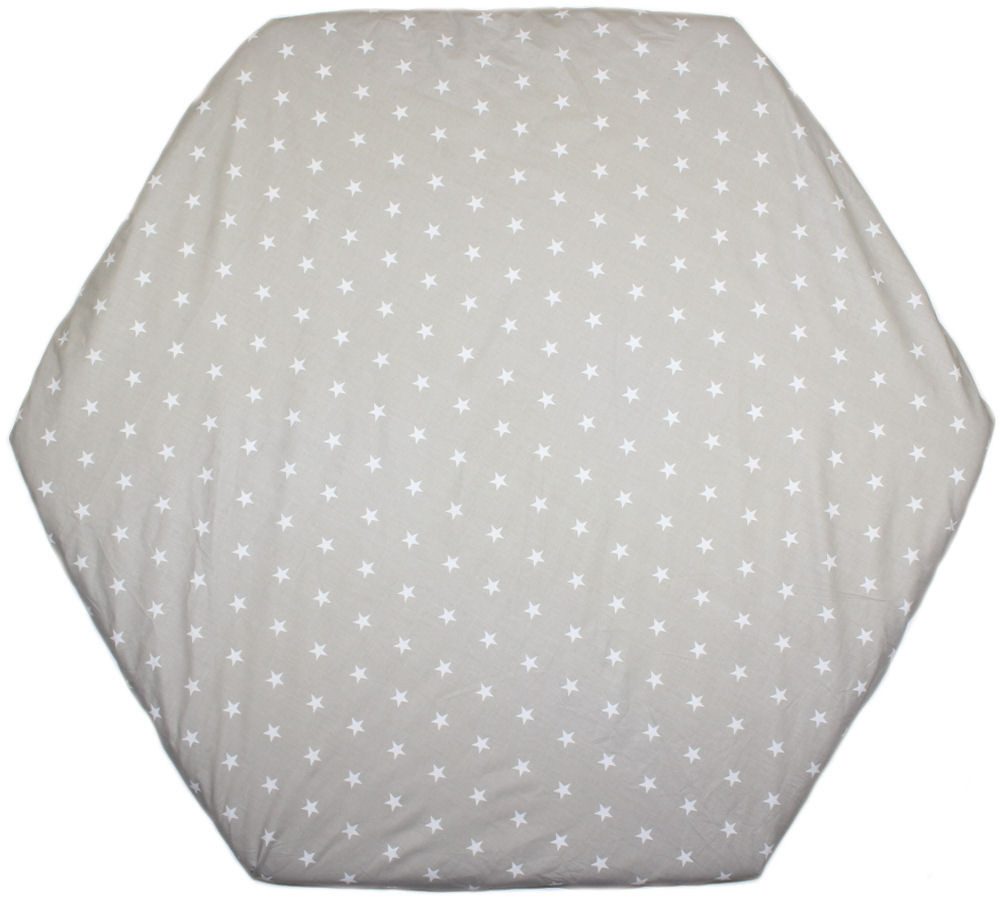 Primawela Spannbettlaken Baby Kinder 6-eck Laufgitter Laufstall Matratze 105x120cm, Gummizug: Rundum