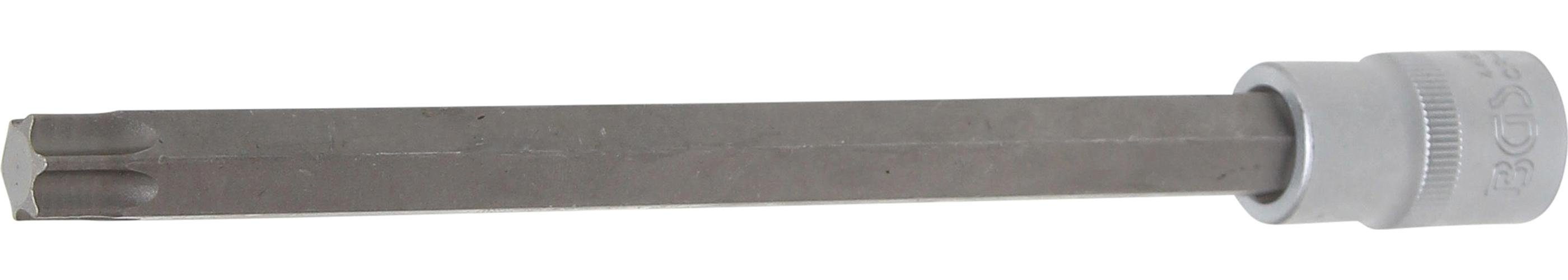 BGS technic Bit-Schraubendreher Bit-Einsatz, Länge 200 mm, Antrieb Innenvierkant 12,5 mm (1/2), T-Profil (für Torx) T60