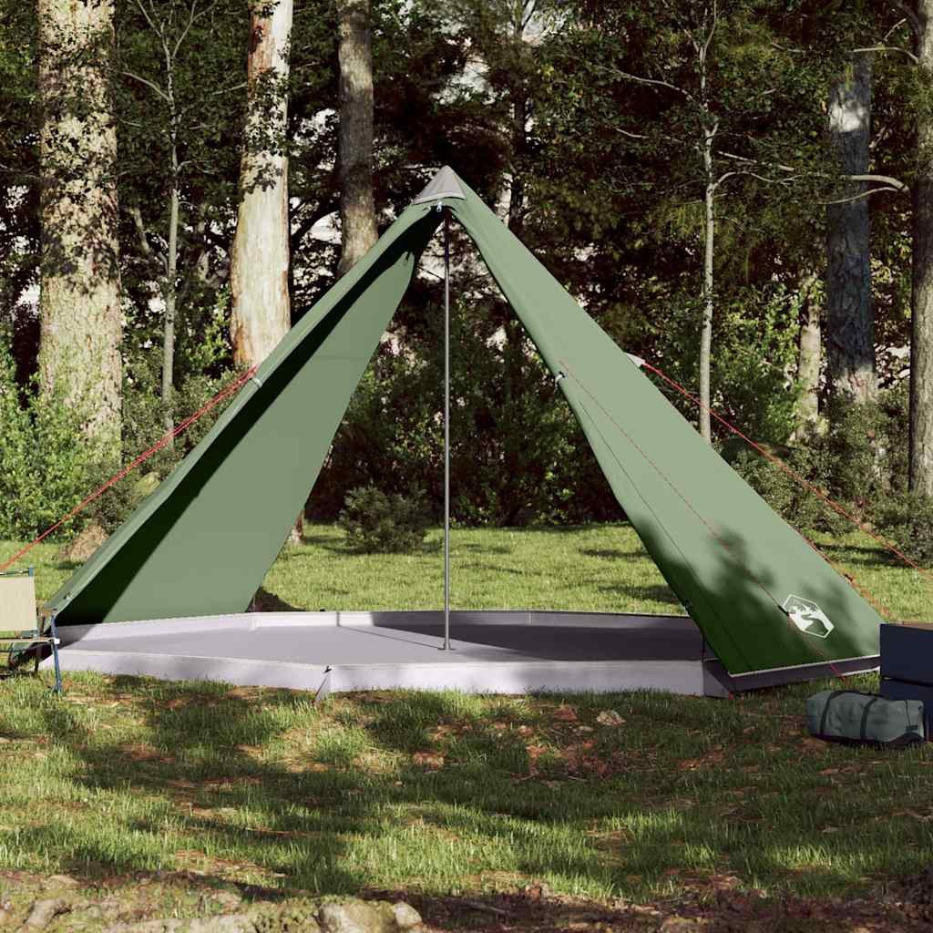 Faltzelt Familienzelt Tipi 400x400x200 cm Grün