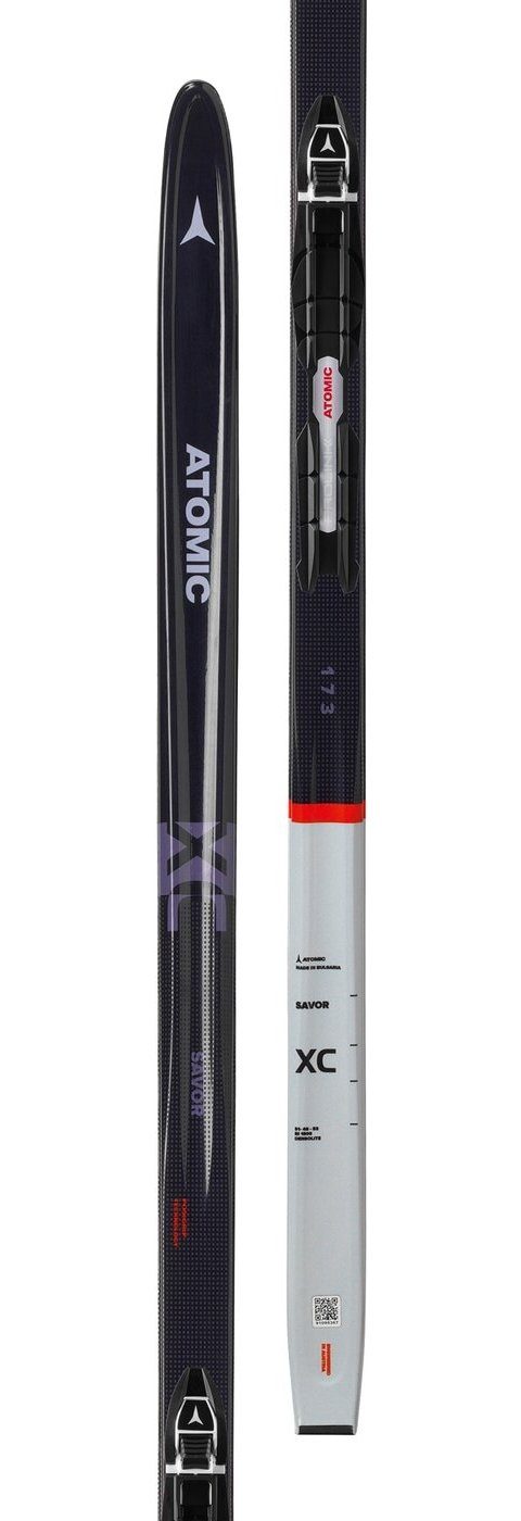 Atomic Langlaufski SAVOR XC POSIGRIP med + PA BLA 000 Black/Grey/Red
