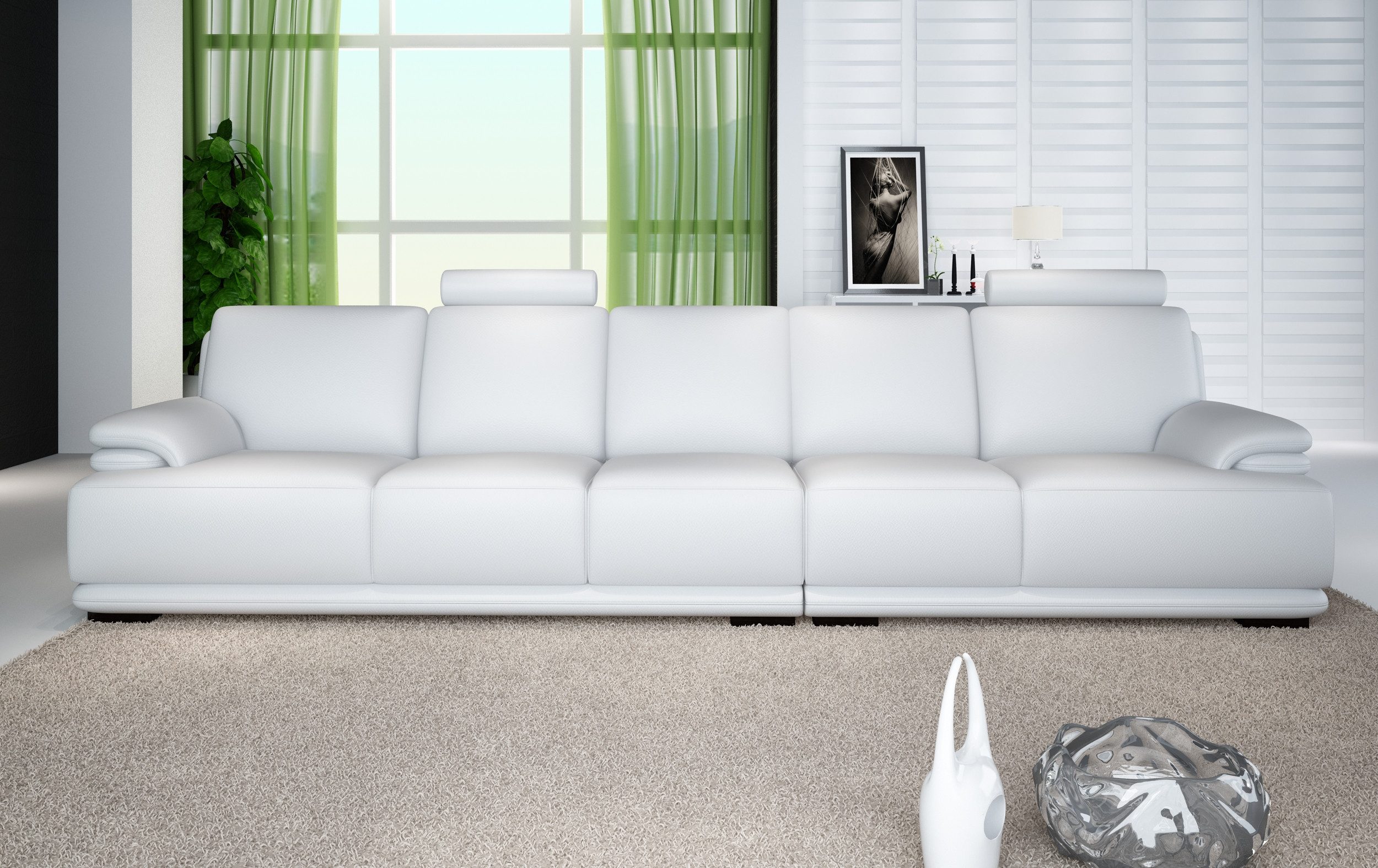 JVmoebel Big-Sofa Moderne XXL Sofa-Ecke für 6 Personen - Komfortables Polster, 1 Teile, Made in Europa