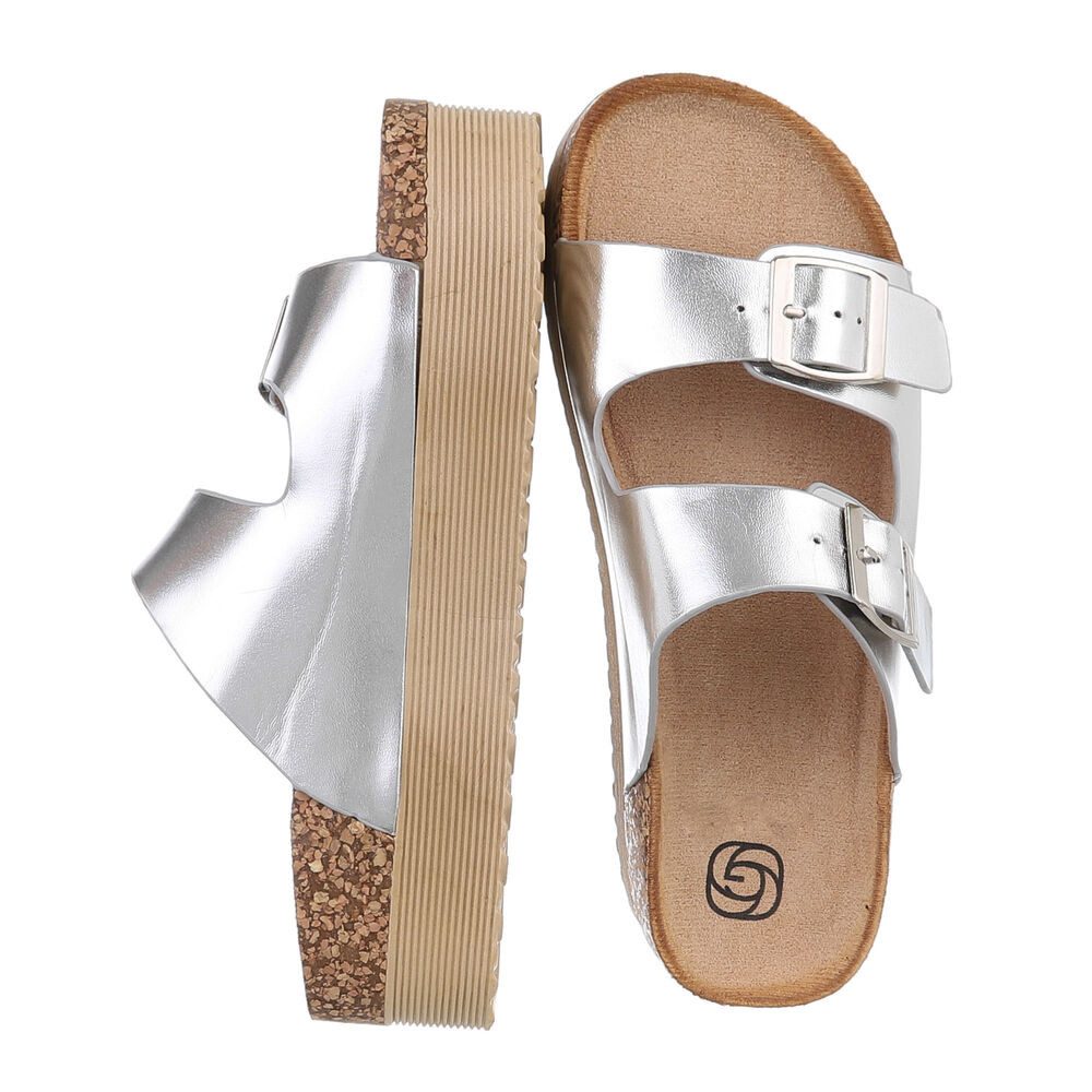 Ital-Design Damen Mules Freizeit Plateausandaletten (86706573) günstig online kaufen