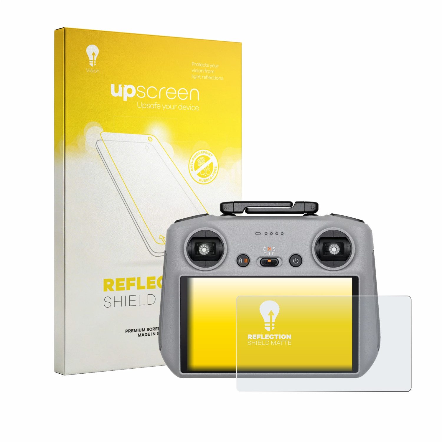 upscreen Displayschutzfolie Schutzfolie für DJI RC 2 2025, Displayschutz Schutz Folie Matt Entspiegelungsfolie