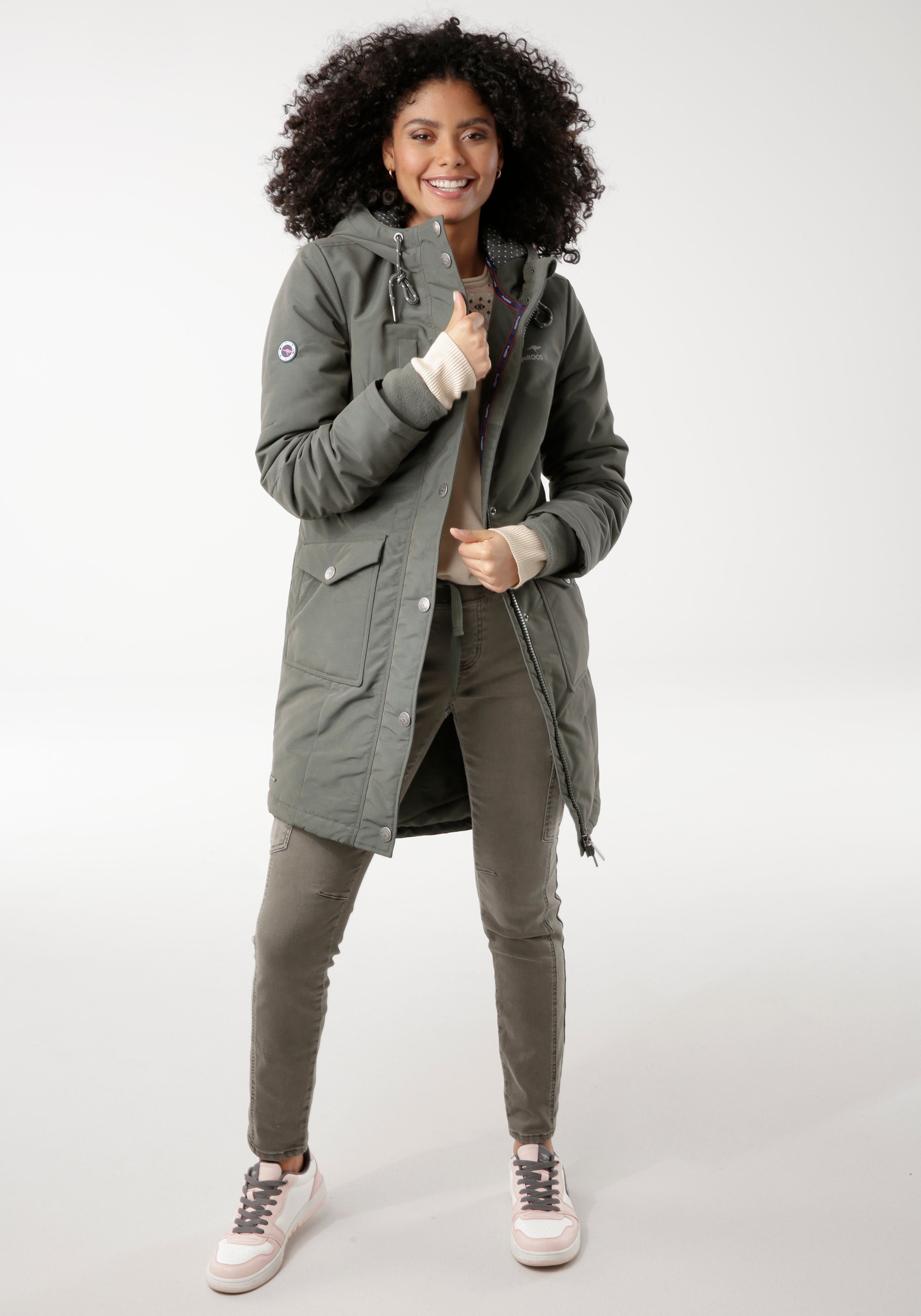 KangaROOS Langjacke für den Übergang, aus leichtem Webmaterial, modisch – Bild 5 von 5