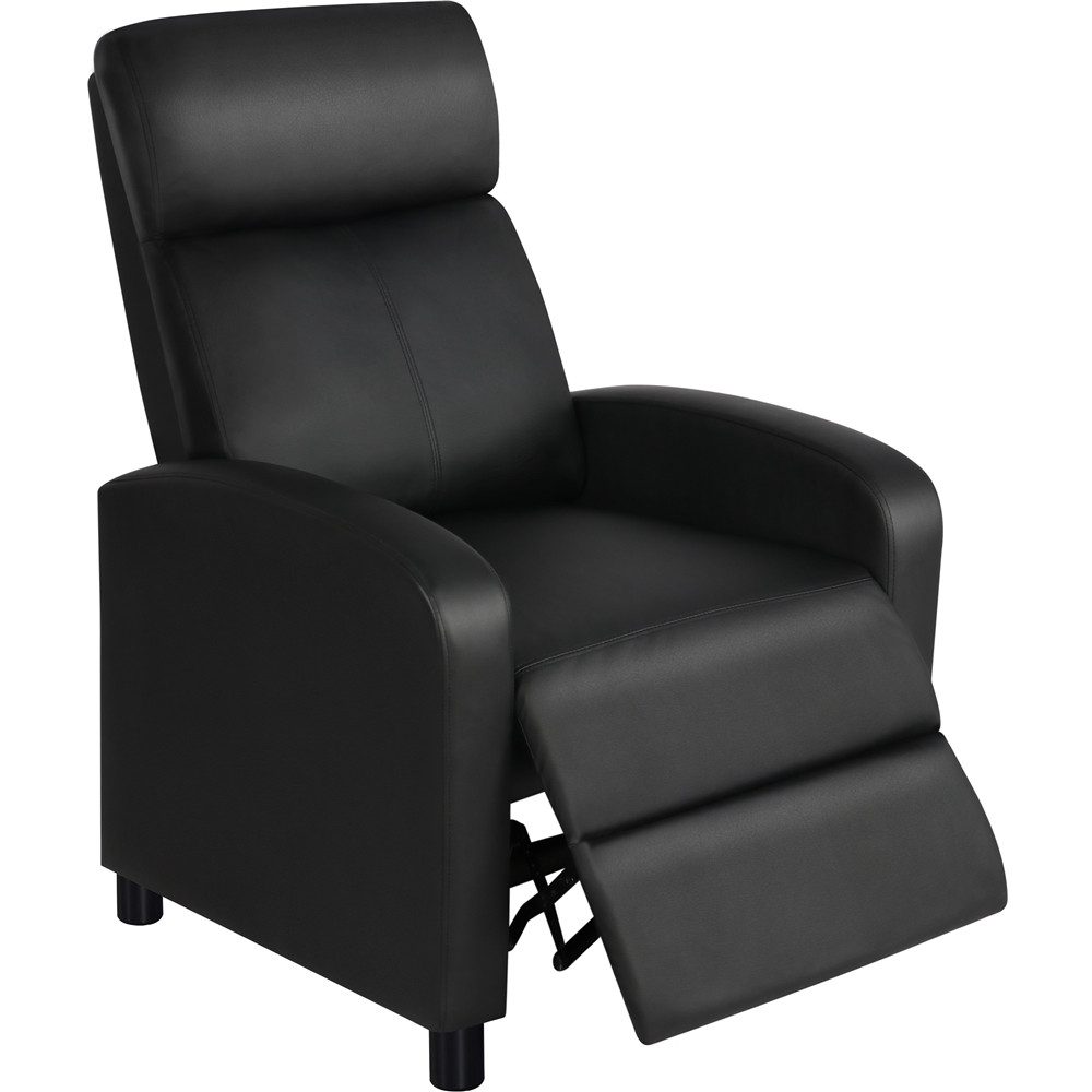 Yaheetech Relaxsessel Loungesessel mit Liegefunktion, Fernsehsessel Einzelsofa Ruhesessel mit Verstellbarer Fußstütze