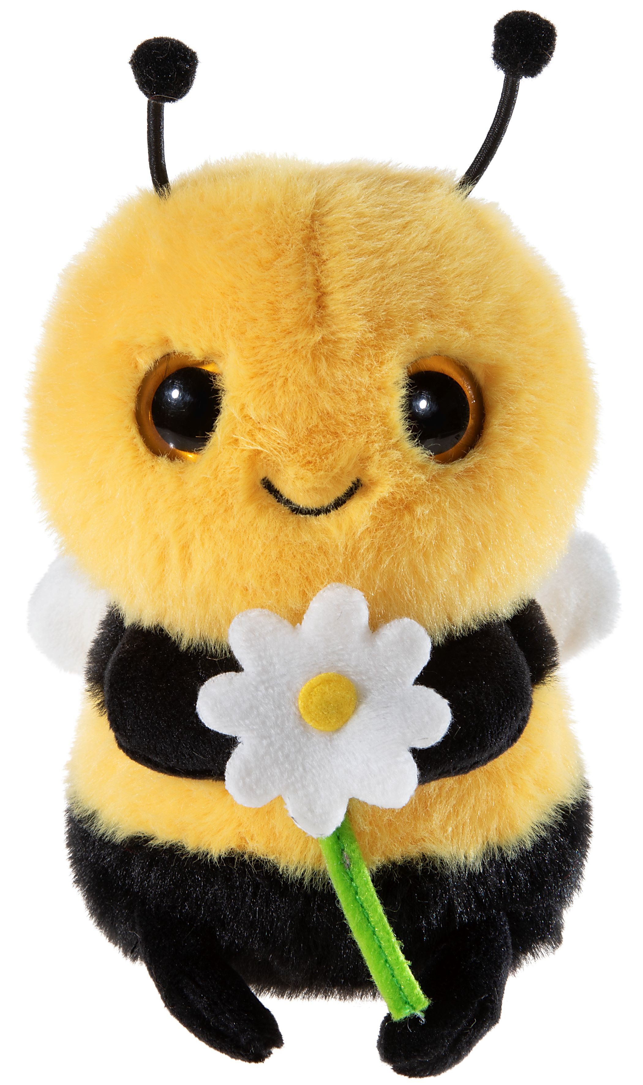 Heunec® Kuscheltier Biene mit Blume 15 cm