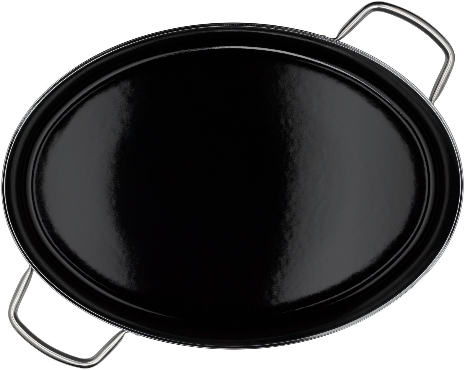 WMF Bräter Fusiontec Mineral Bräter mit Glasdeckel, oval, 36 cm, Platinum, Fusiontec (1-tlg), Made in Germany