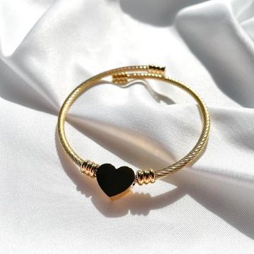 ENGELSINN Armband Heart Gold inkl. Geschenkbox (1-tlg), Edelstahl