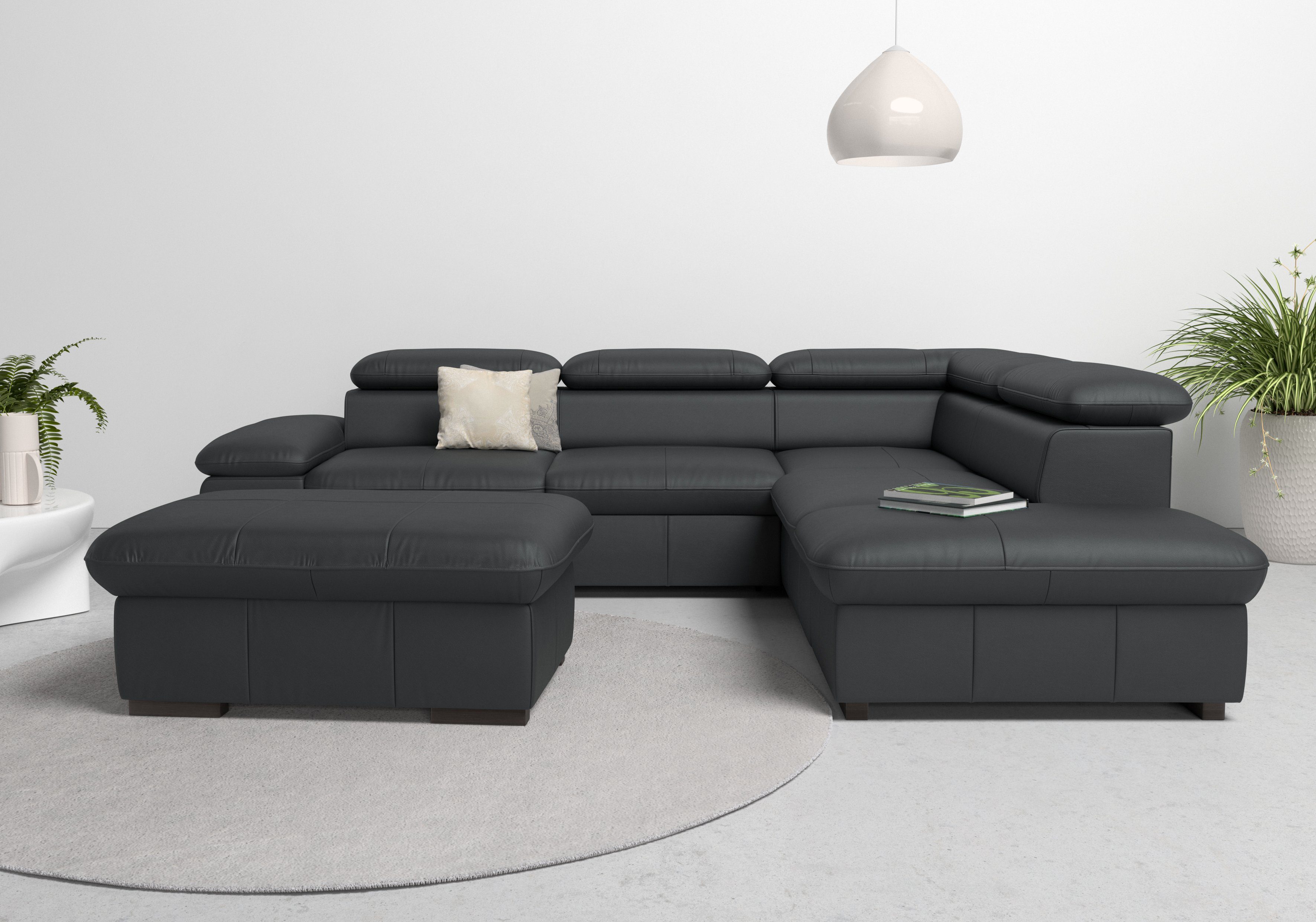 OTTO home Ecksofa Alberto L-Form, mit Kopfteilverstellung, wahlweise mit Schlaffunktion