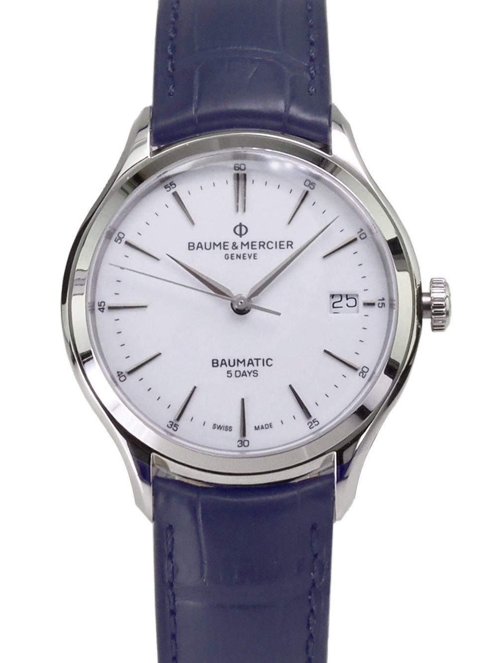 Baume & Mercier Automatikuhr Swiss Made Herren Uhr Clifton M0A10398 40 mm Ø, bis 5 Tage Gangreserve
