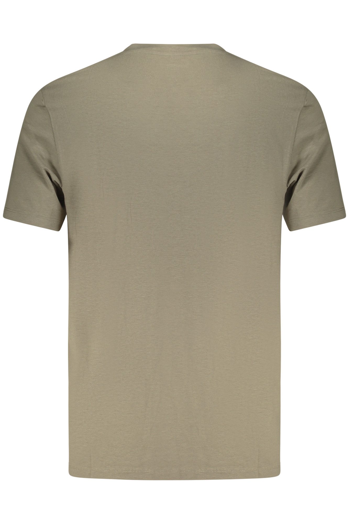GUESS JEANS T-Shirt Herren Kurzarm-Shirt Grün – Rundhals T-Shirt mit