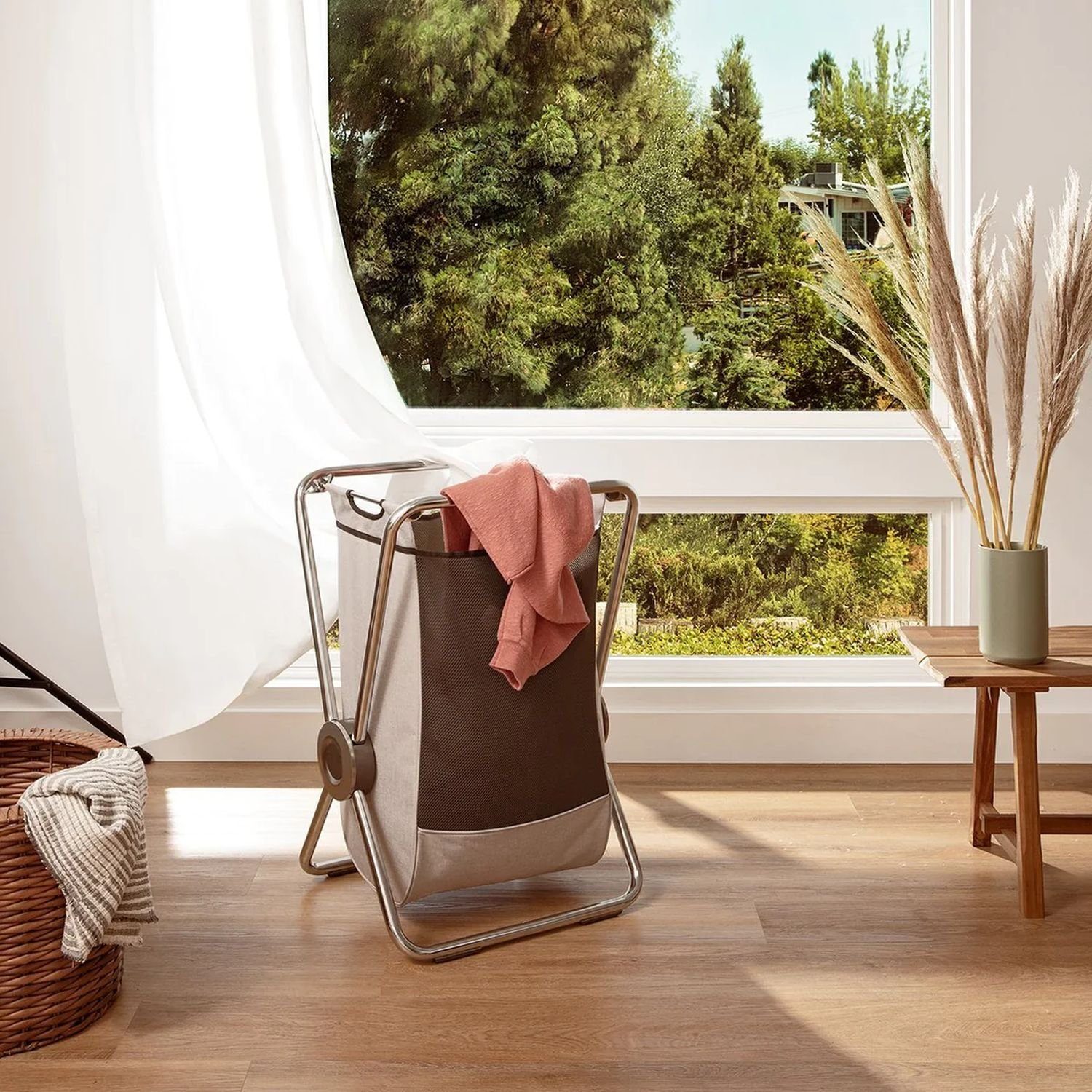 simplehuman Wäschekorb Einzelfach mit x-Rahmen