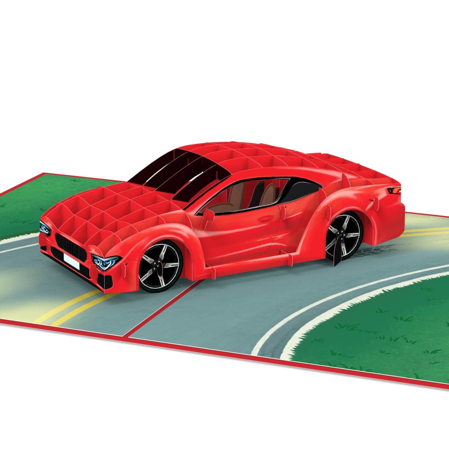 papercrush Geburtstagskarte Sportwagen Pop-Up Karte