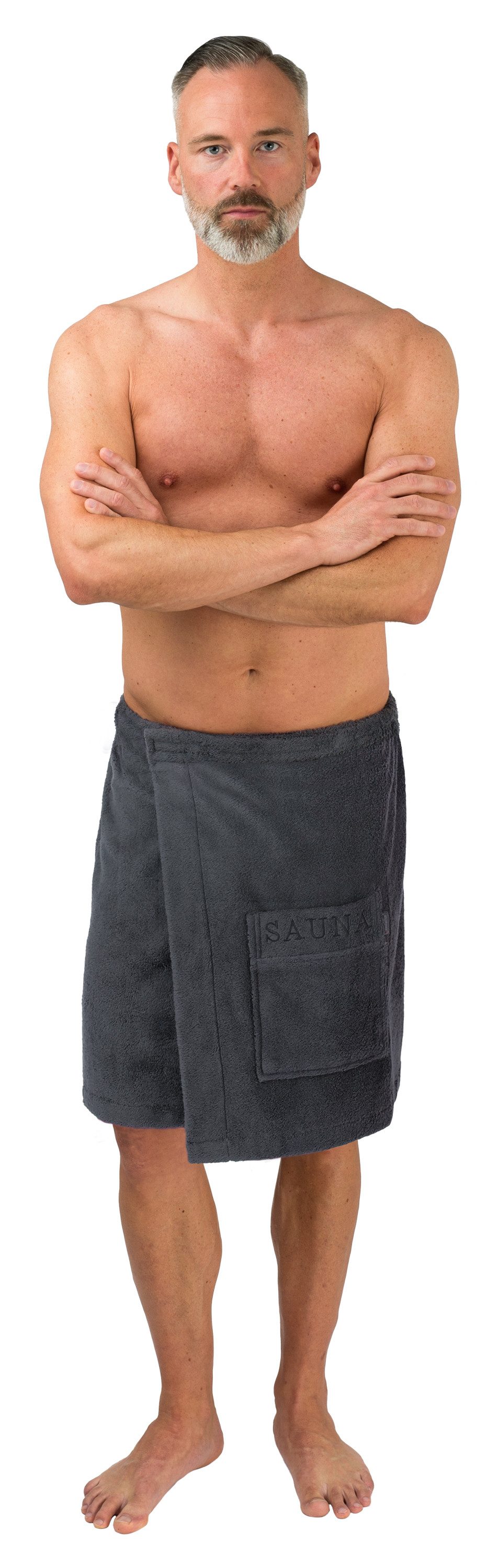 Wewo fashion Kilt 9538T, ideal für Sauna & Spa, Frottier, Klettverschluss, schlingenfest
