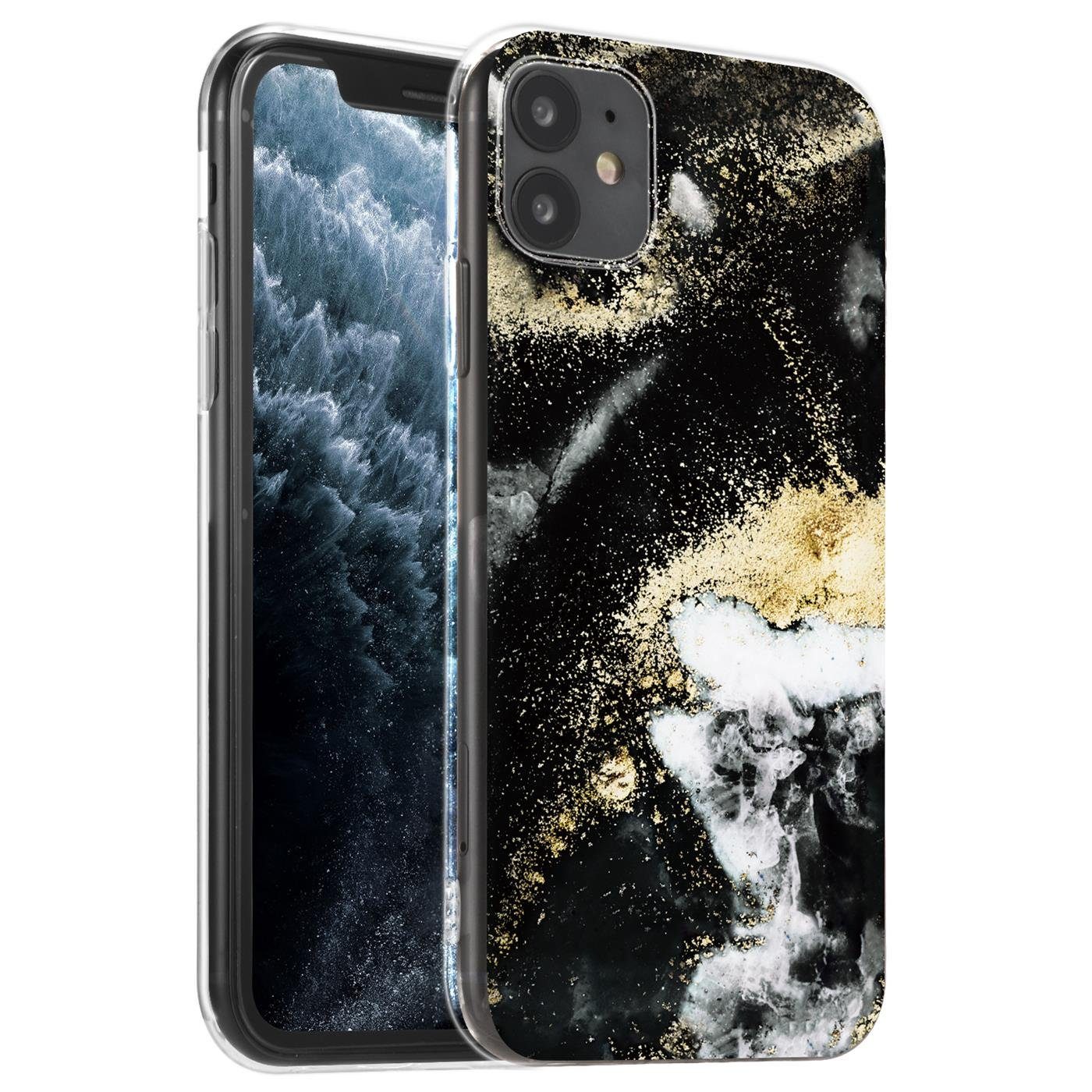 CoolGadget Handyhülle Marmor Slim Case für iPhone 11 6,1 Zoll, Hülle Dünne Silikon Schutzhülle für Apple iPhone 11 Hülle
