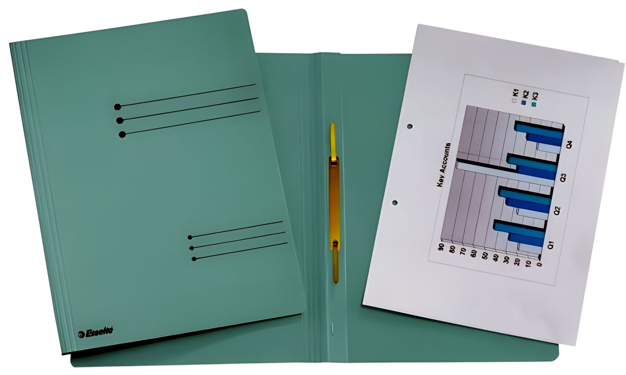 ESSELTE Hefter ESSELTE Schnellhefter blau Manilakarton 250g Kaufmännischeoder Amt