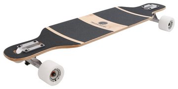 Rollercoaster Longboard PALMS + STRIPES + FEATHERS THE ONE EDITION Drop Through Longboard