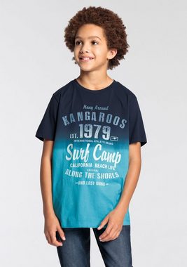 KangaROOS T-Shirt Kangaroos Jungen, modischer Farbverlauf