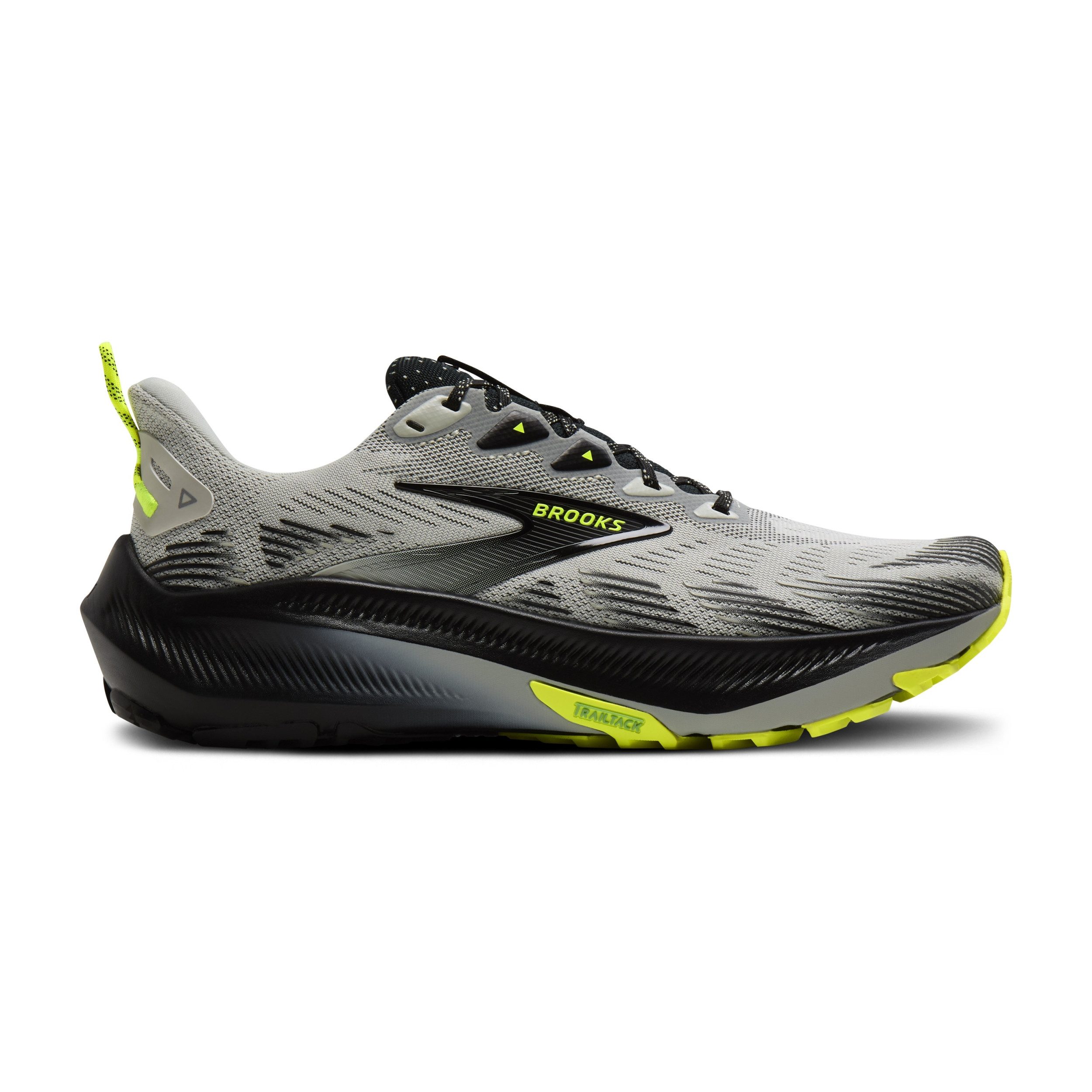 Brooks Ghost Trail Herren Trailrunningschuh Grey/Black/Nightlife Laufschuh