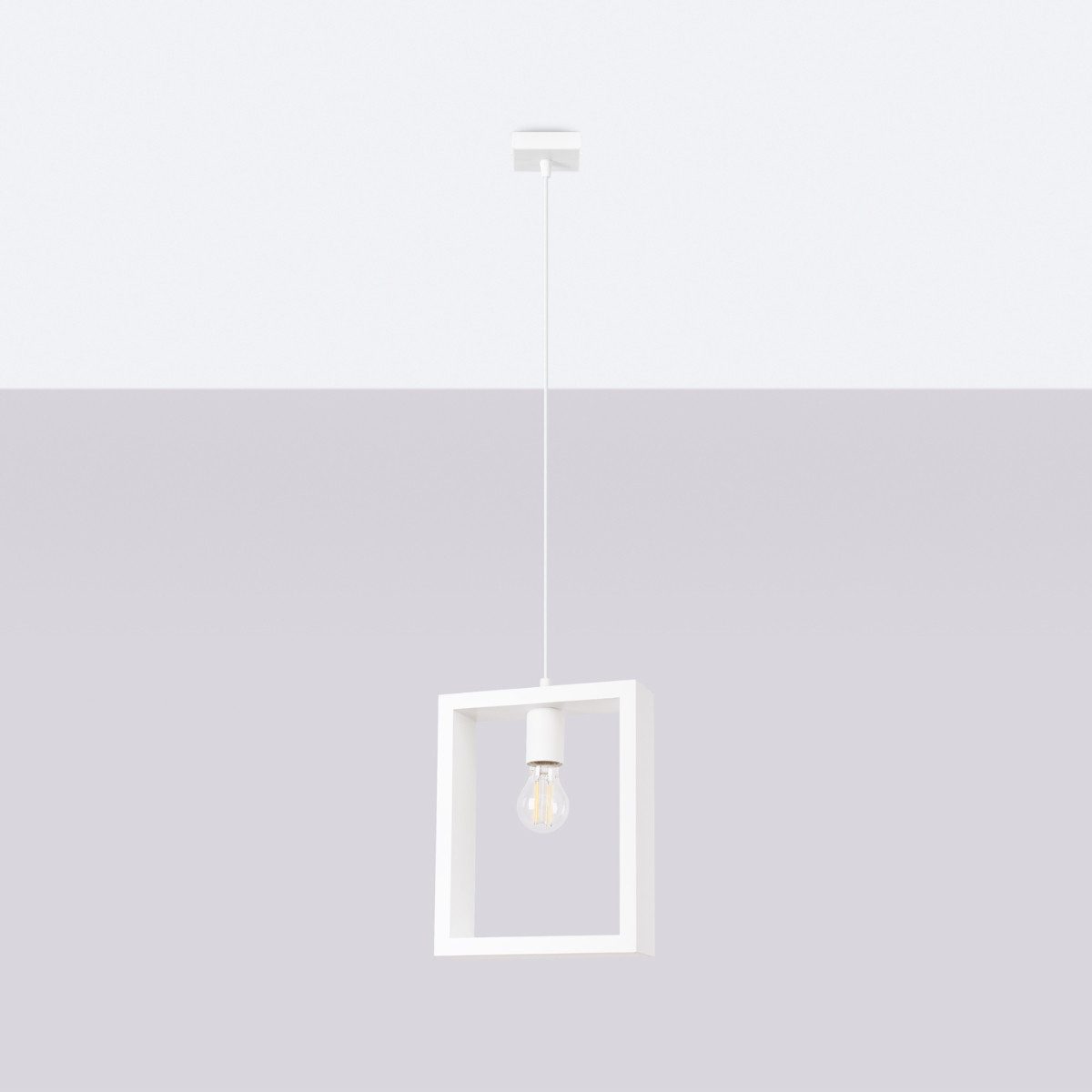SOLLUX lighting Hängeleuchte Pendelleuchte Aries Weiß, Nicht enthalten
