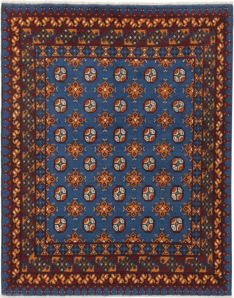 6 Orientteppich Höhe: Trading, Orientteppich, mm Nain Afghan Handgeknüpfter rechteckig, 156x199 Akhche