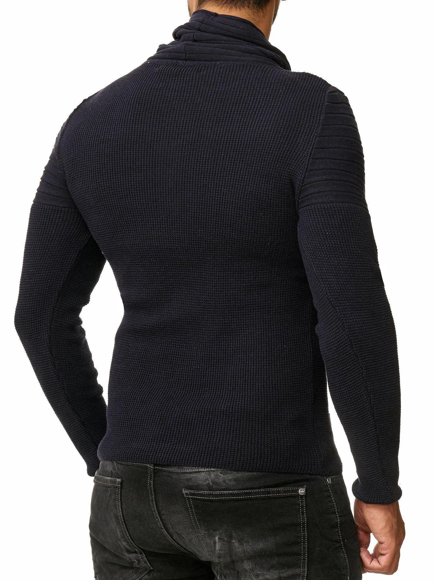 RedBridge Strickpullover Herren Strickpullover Rollkragen