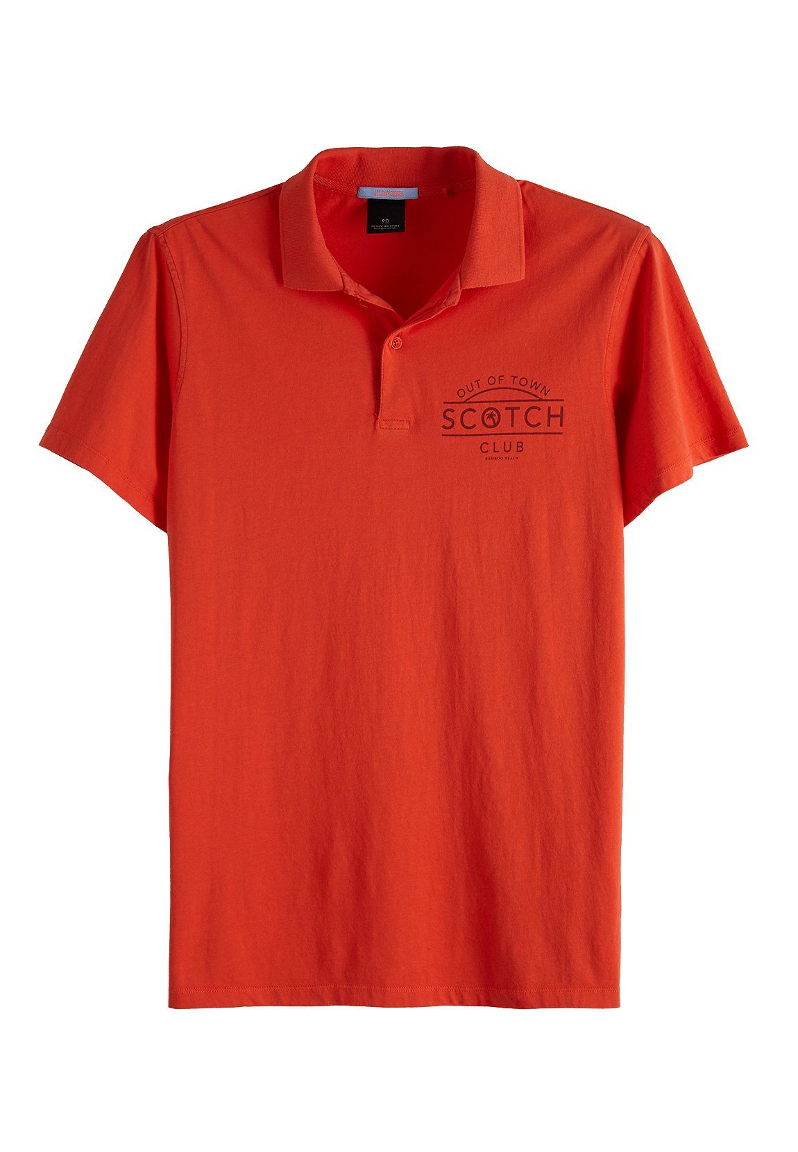 Scotch & Soda Poloshirt Scotch & Soda Polo Men CLASSIC LOGO JERSEY POLO  149082 Rot Koralle