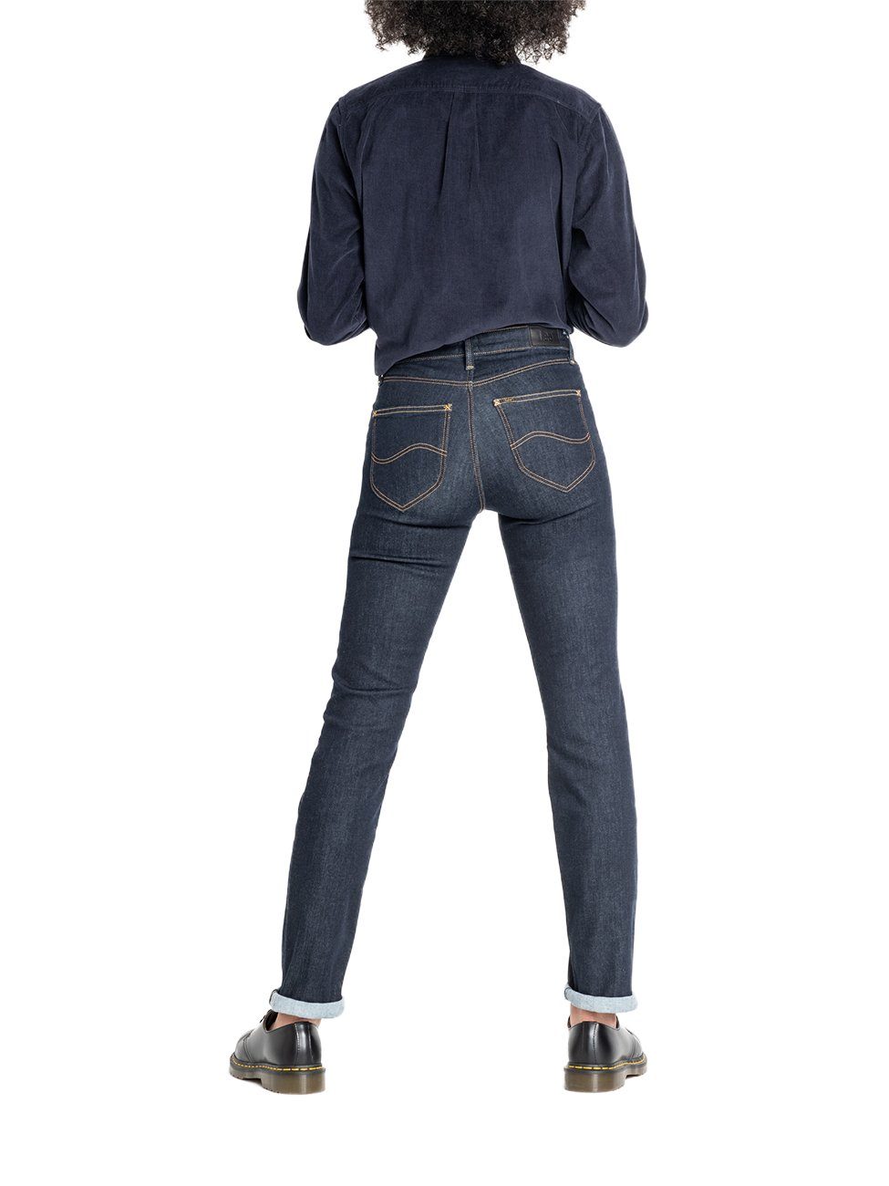 Jeans mit Rinse Straight-Jeans Stretch Lee® Marion Hose (FRFH)
