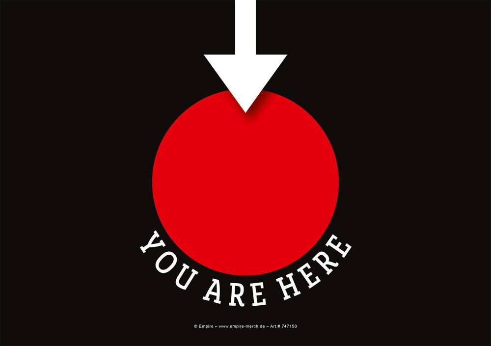 Sticker You are here - Наклейки - Du bist hier