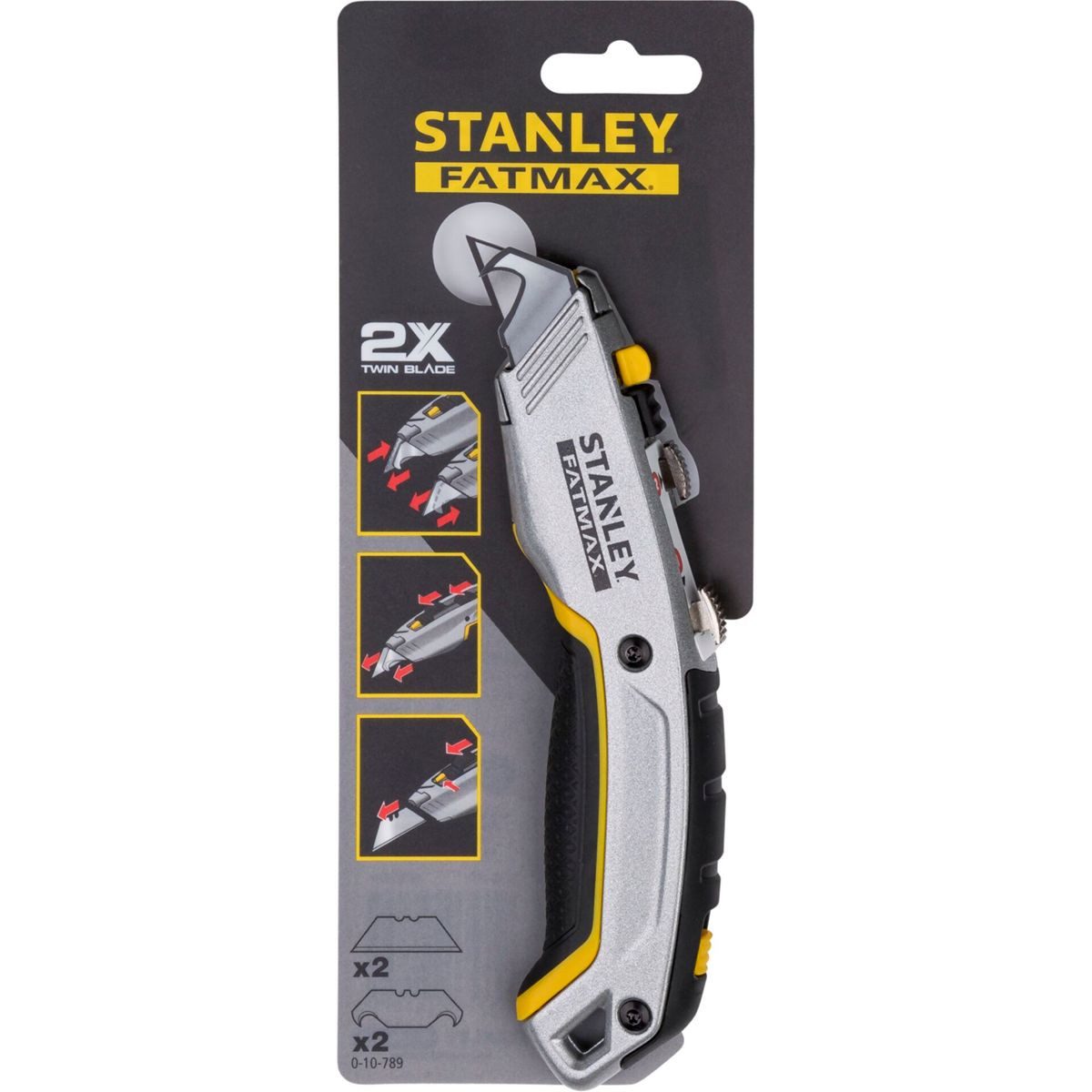 Stanley by Black & Decker Universalschere Stanley Messer FatMax Pro einziehbare Klinge