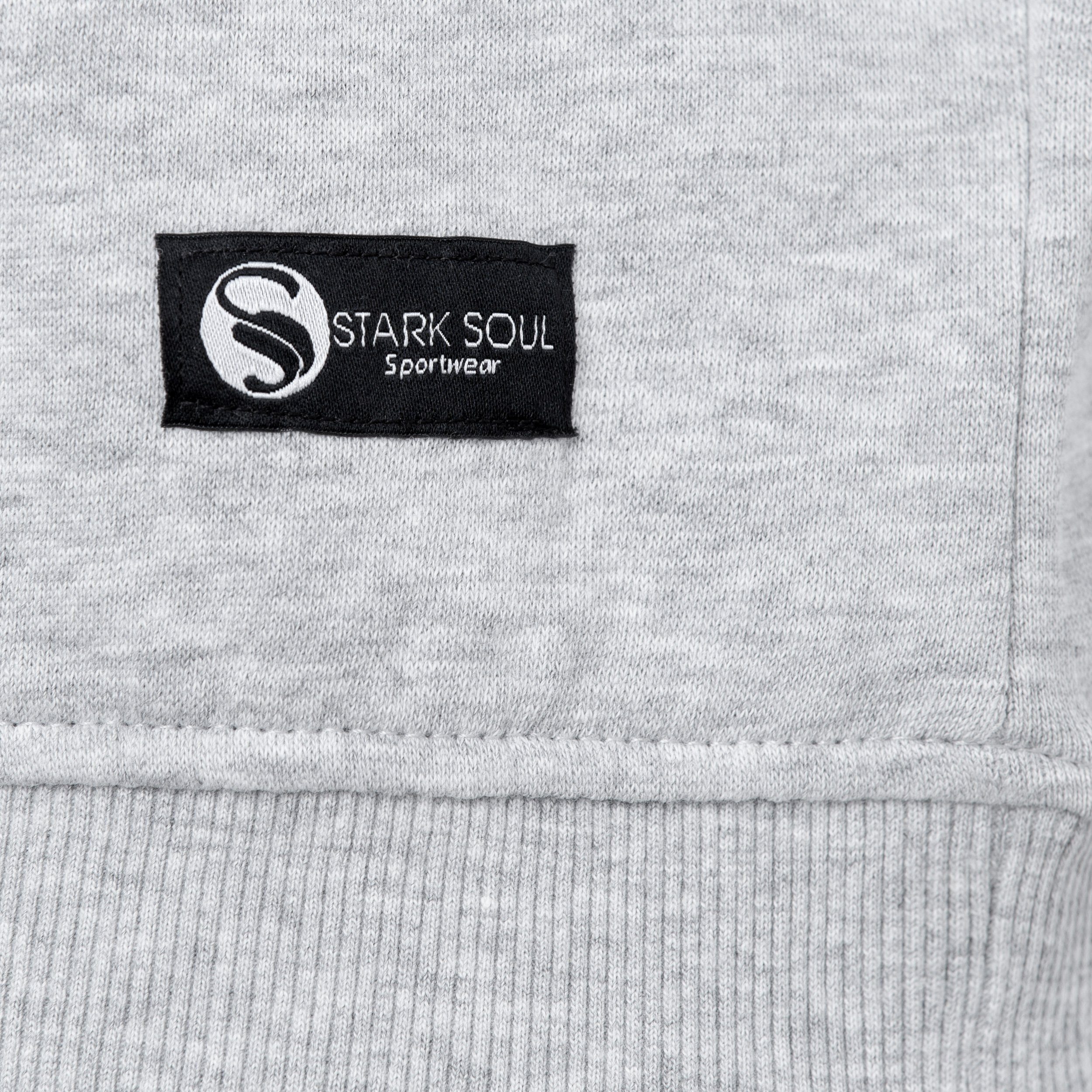 Stark Soul® Sweatshirt Herren Sweatshirt Rundhals-Sweater - Pullover, Innen angeraut