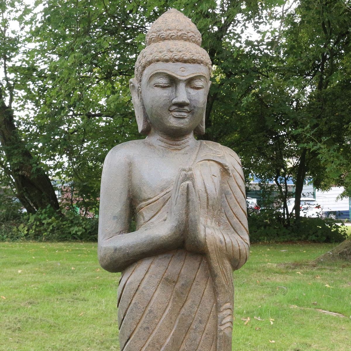 Dekofigur Oriental Ursprungsland Greenstone traditionelle 175 (1 Galerie cm Steinfigur Handarbeit Herstellung Buddha Antik Greetings St), in im