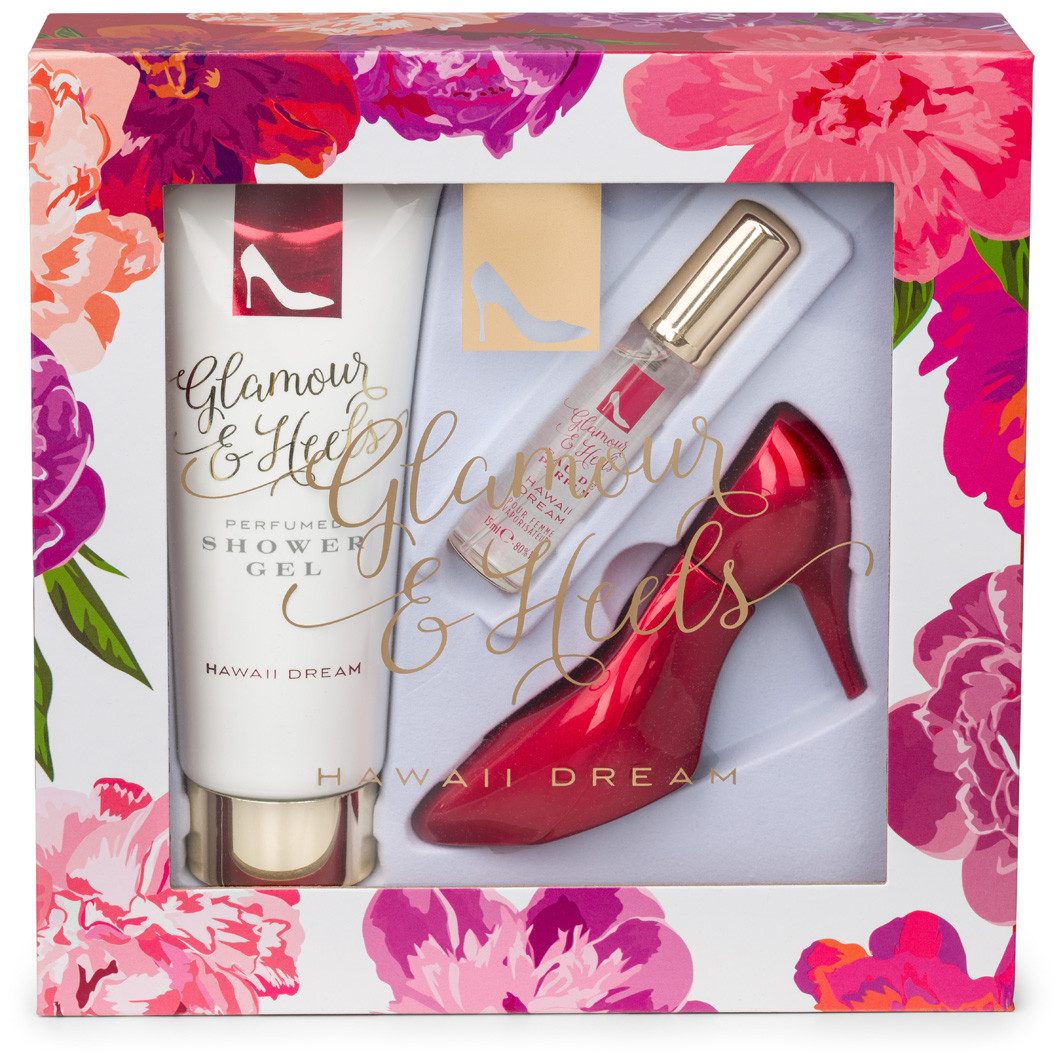 JORGE GONZÁLEZ Eau de Parfum Glamour & Heels HAWAII DREAM Edicion 3er Set, Gift Box, Geschenkset