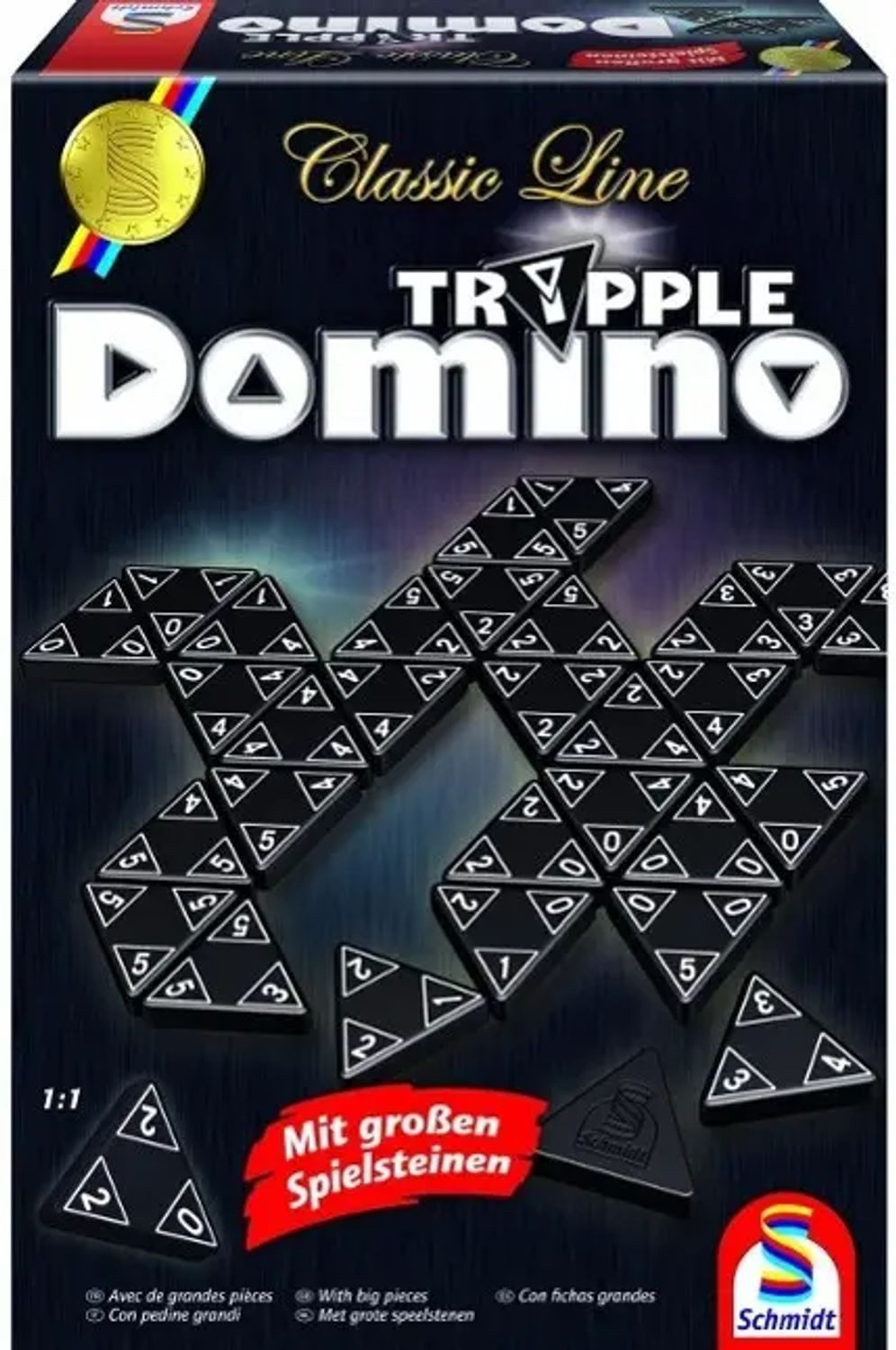 Schmidt Spiele Spiel Tripple-Domino. Classic Line