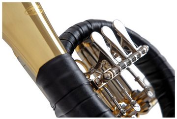 Classic Cantabile Signaltrompete Bb Posthorn - Hochwertiges Ventil Jagdhorn - Fürst Pless Horn - Schallbecher 125mm, 11,5mm Bohrung - inkl. Mundstück & Tasche