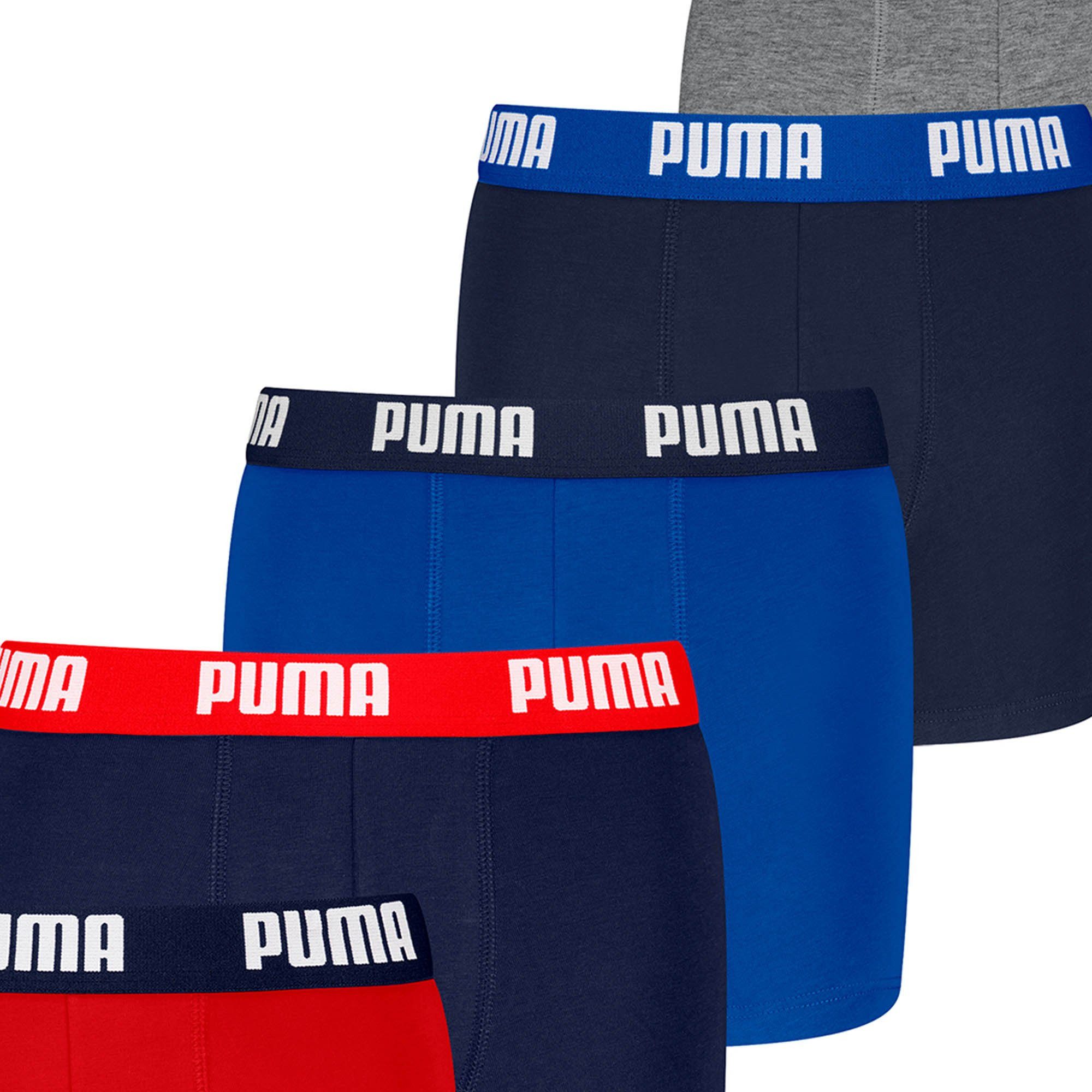 PUMA Boxer Jungen Boxershort 6er Pack Baumwolle (Packung, 6er Pack)