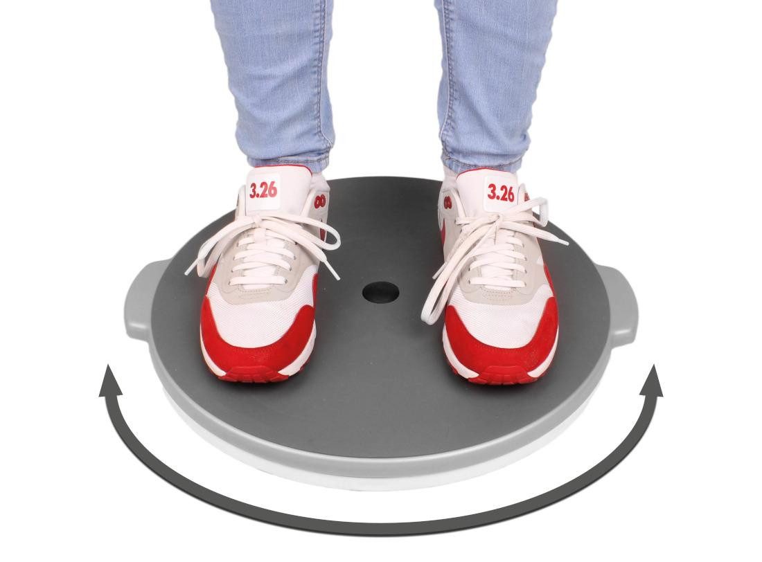 FabaCare Bett - Aufstehhilfe Drehteller Drehscheibe Transferhilfe Umsetzhilfe Umlagerung bis 130 kg, 360 Grad endlos drehbar