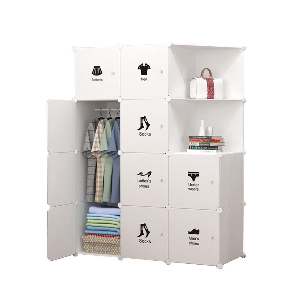 GarveeMore Kleiderschrank Mit Platz zum Aufhängen,DIY Kombischrank,modulare günstig online kaufen