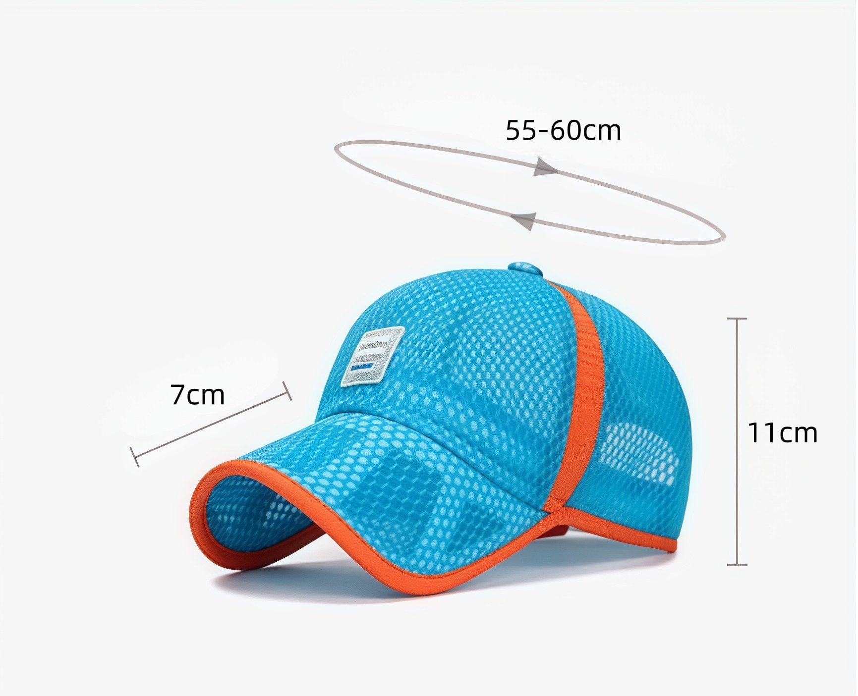 FOUORTUNATE-BEE Baseball Cap Kinder-Baseballcap – schnell trocknend, verstellbar, Sommer Atmungsaktive Mesh-Kappe für Jungen und Mädchen, ideal für Basketball