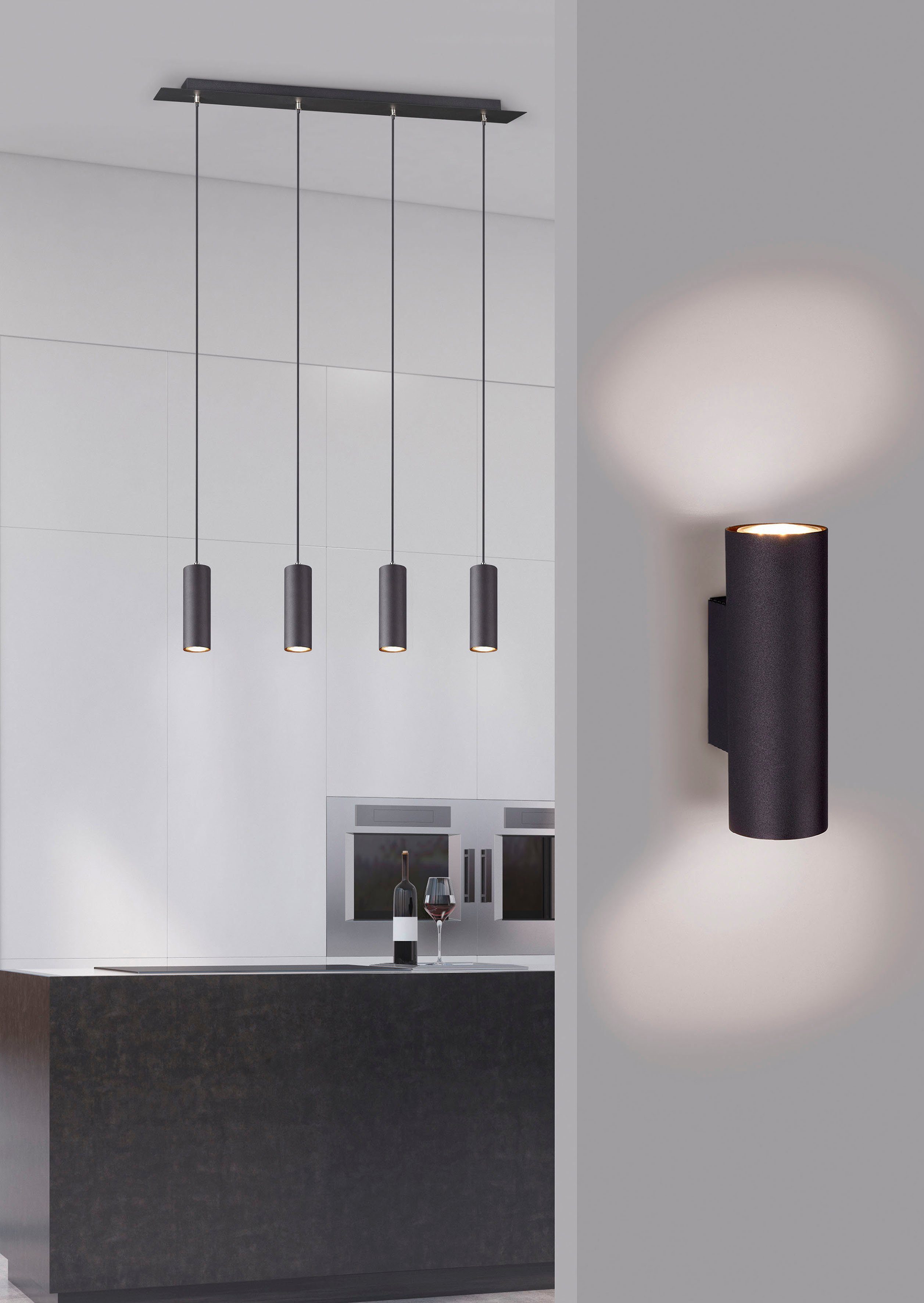 TRIO Leuchten Pendelleuchte Marley, ohne Leuchtmittel, Hängeleuchte, Hängel günstig online kaufen