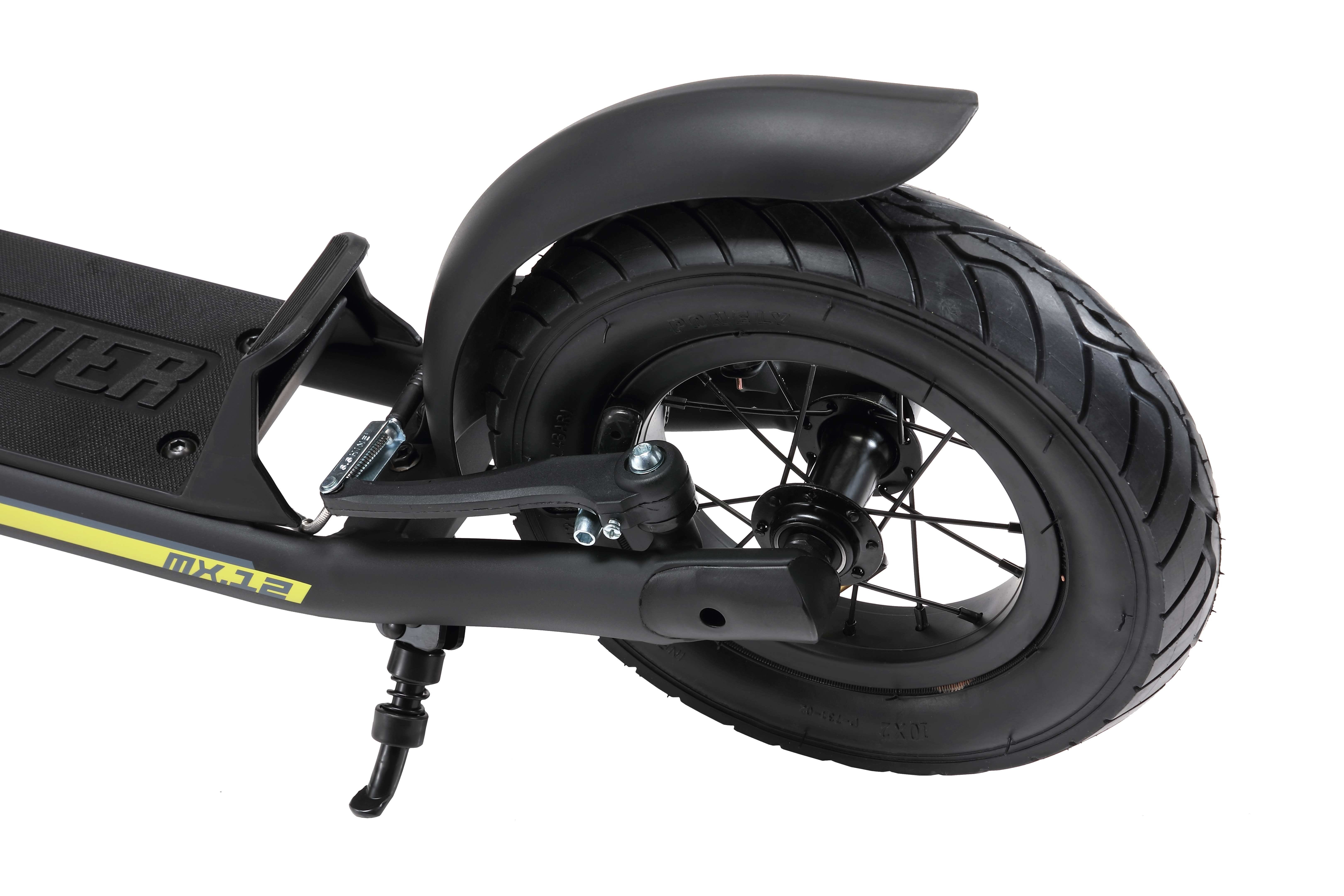 Star-Scooter Cityroller 12 Zoll, ab 8 Jahre, Kinder City Roller ab 124 cm, Jungen, Mädchen, Höhenverstellbar, Seitenständer