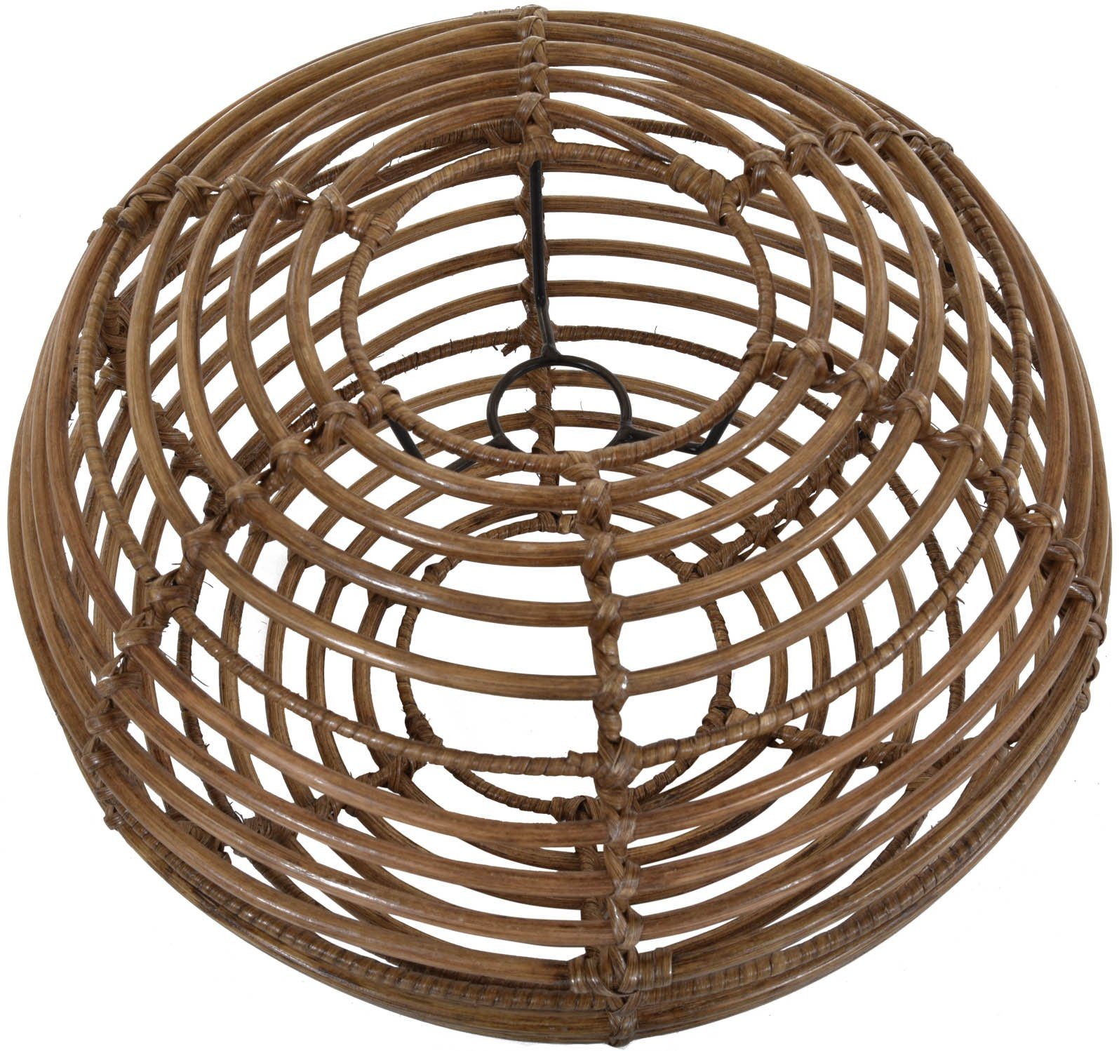 Krines Home Lampenschirm Lampenschirm Retro echtes Rattan Gestäbter Design günstig online kaufen