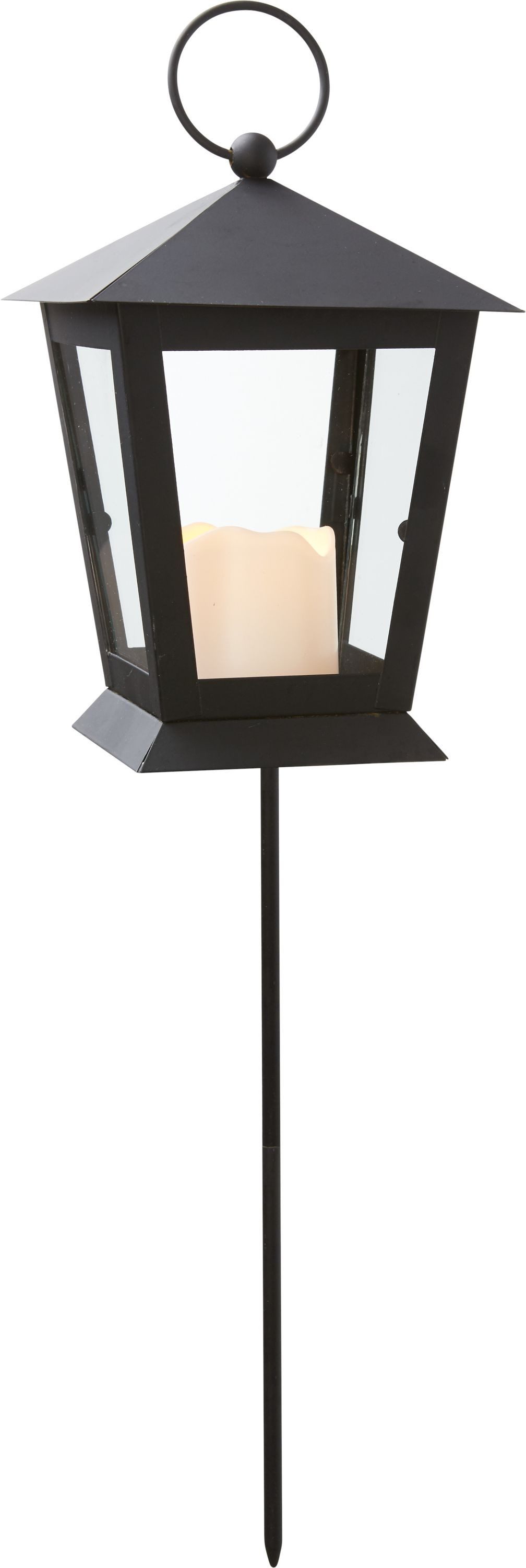 STAR TRADING LED Laterne LED-Laterne"Serene", schwarz, 1 LED-Kerze,40cm günstig online kaufen